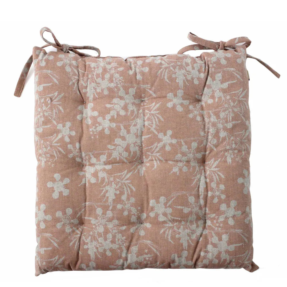 Myrtle Seat Pad in Clay