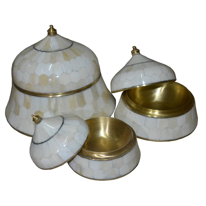 Bone Suri  Box in White