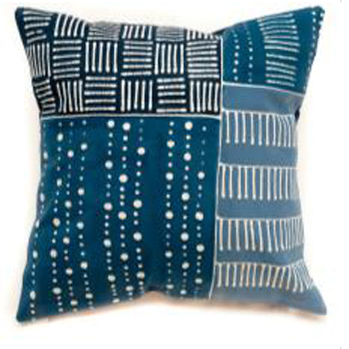 Malawi Cushion Range: Tribal Cloth Cushion Cover Patchwork