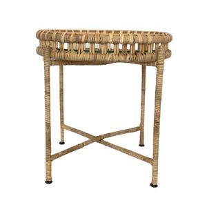 Darma Round Rattan Side Table
