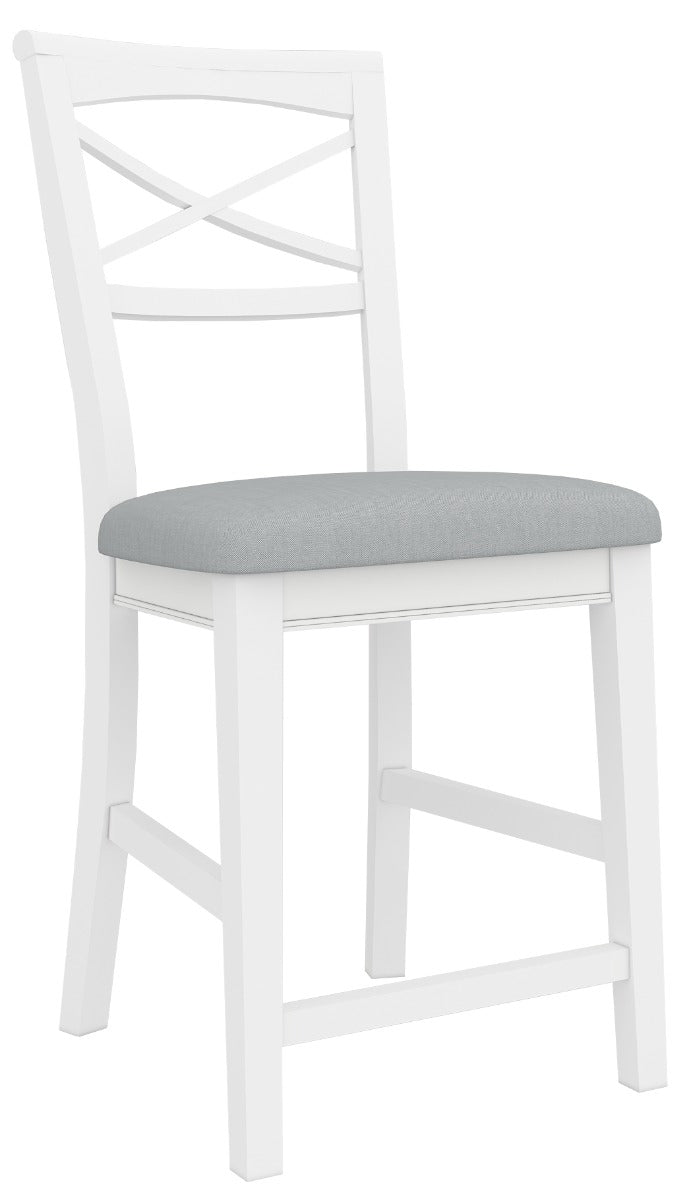 Hampton Bar Chair in White