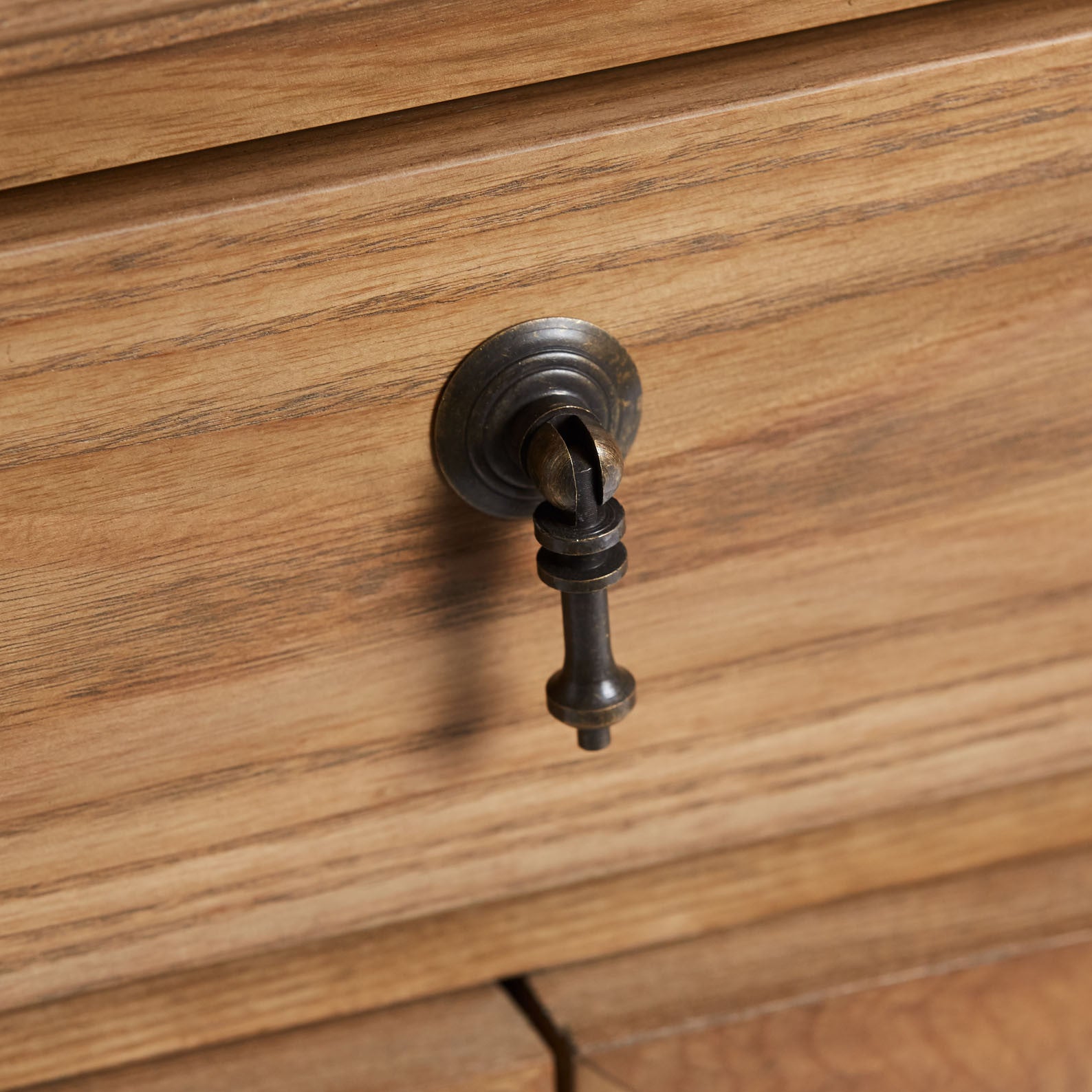 Louvre Bedside Table in Oak