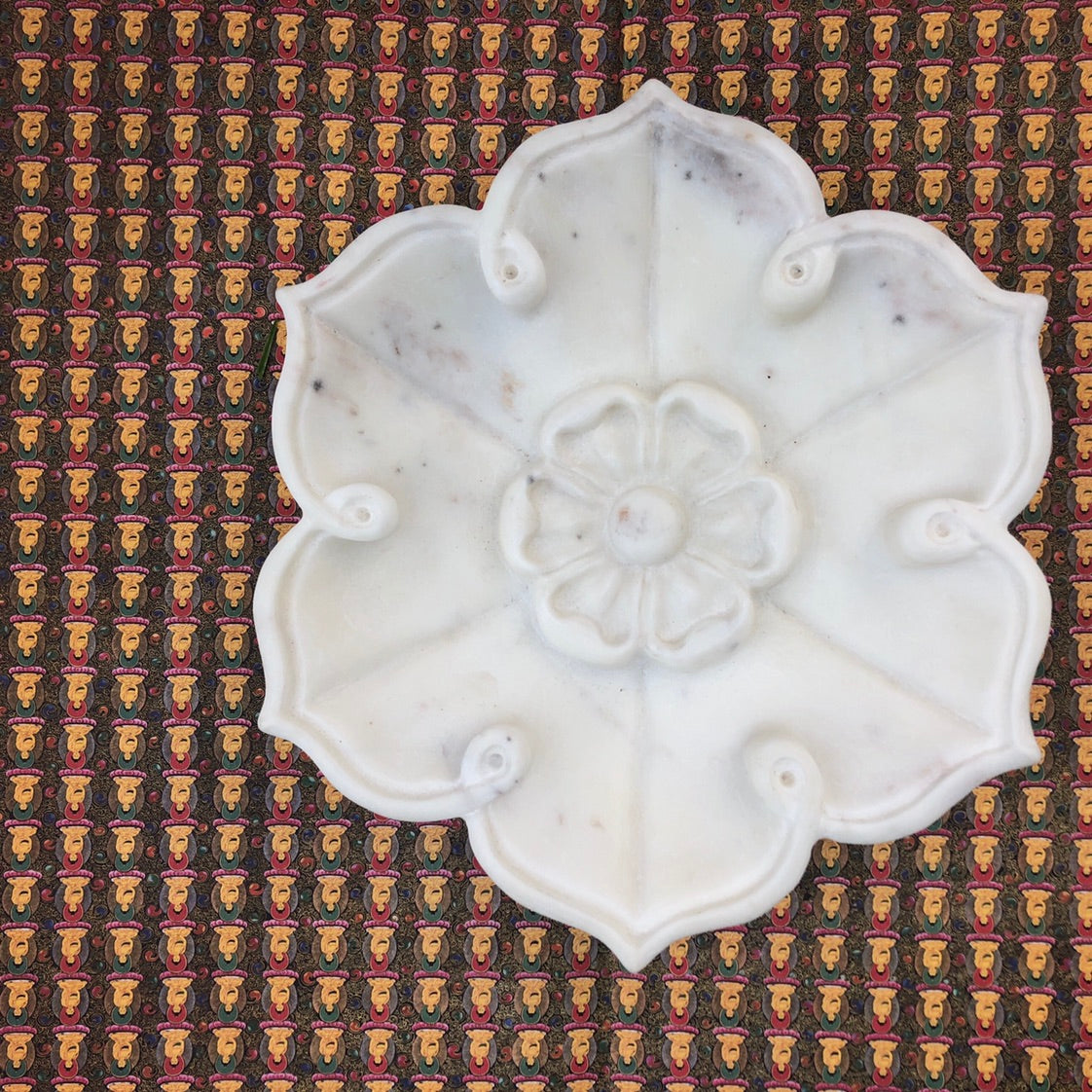 Urali Marble Mandala Bowl