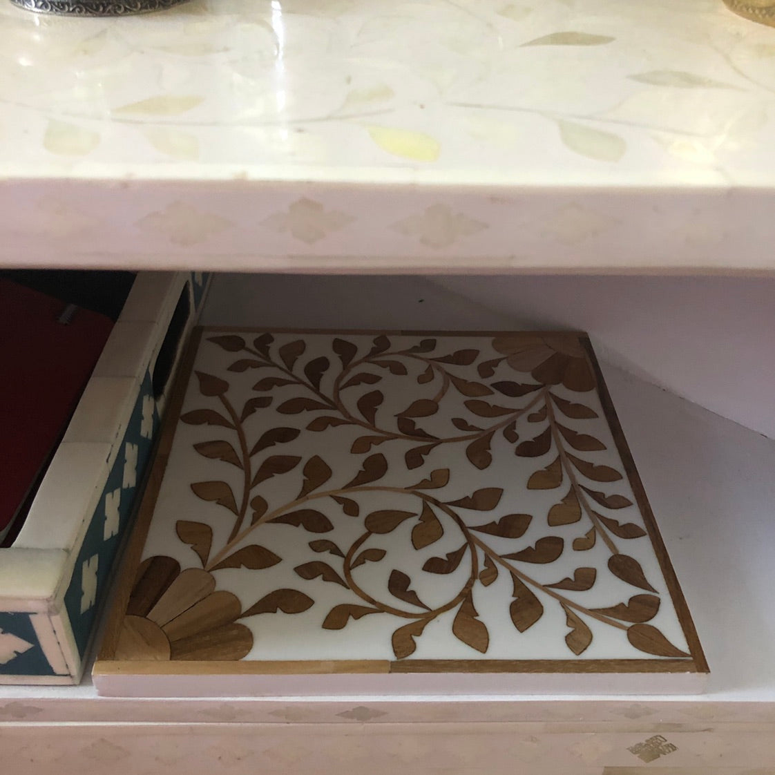 Timber Inlay Trivet in Natural