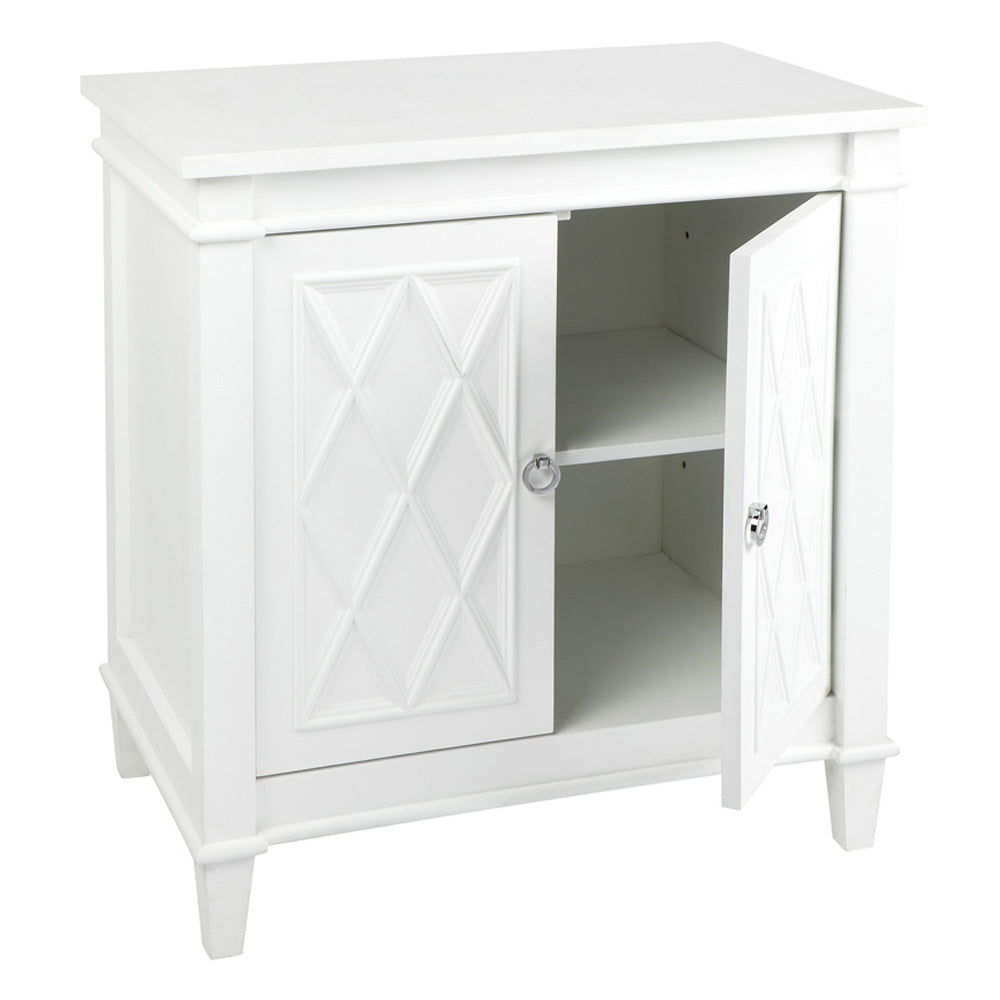 Plantation Cabinet in White