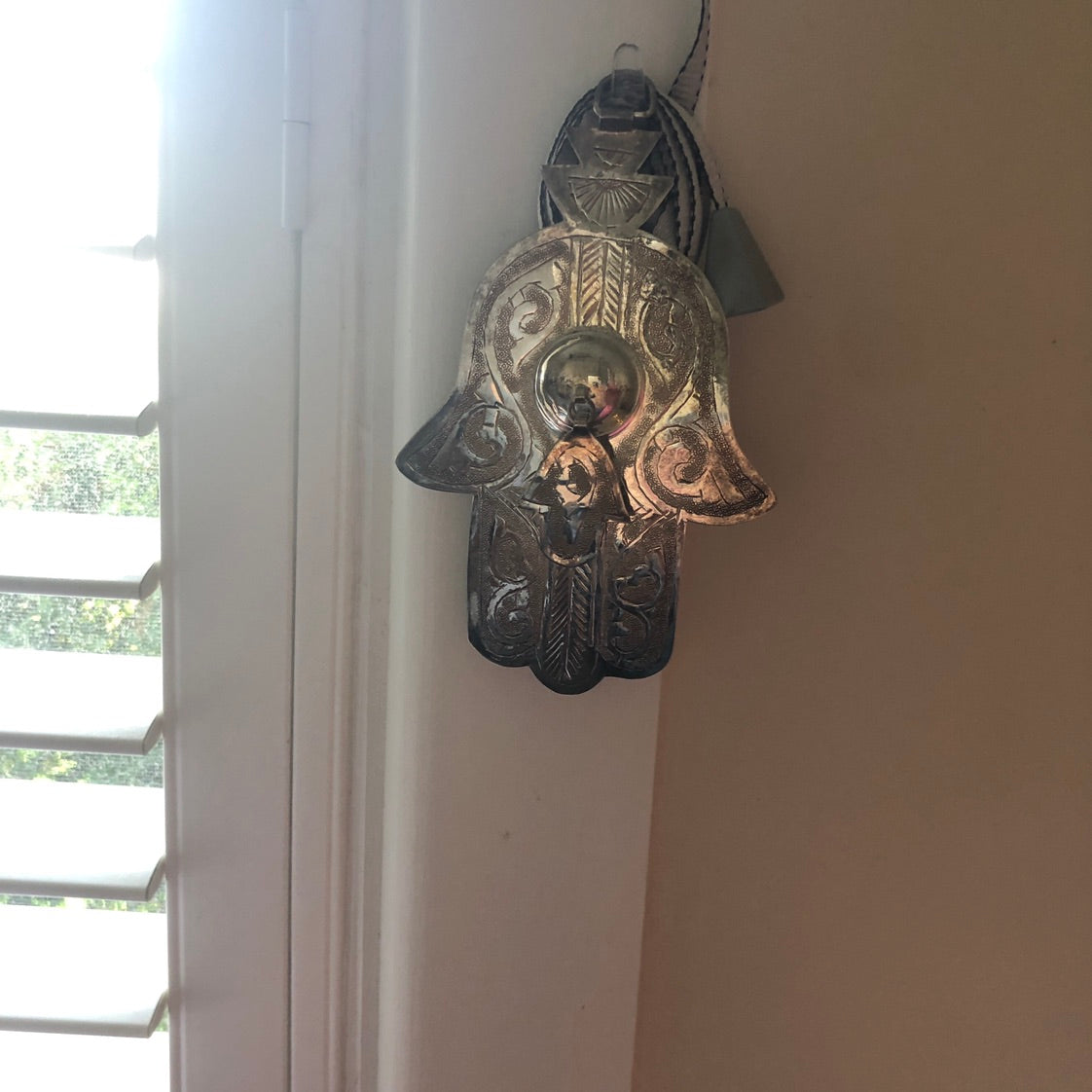Moroccan Hand of Fatima Hanging Decor