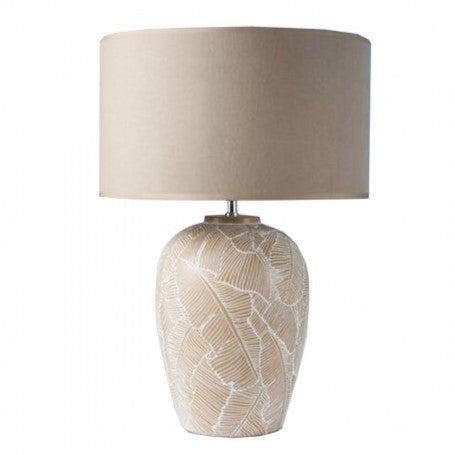 Banana Leaves Table Lamp with Shade