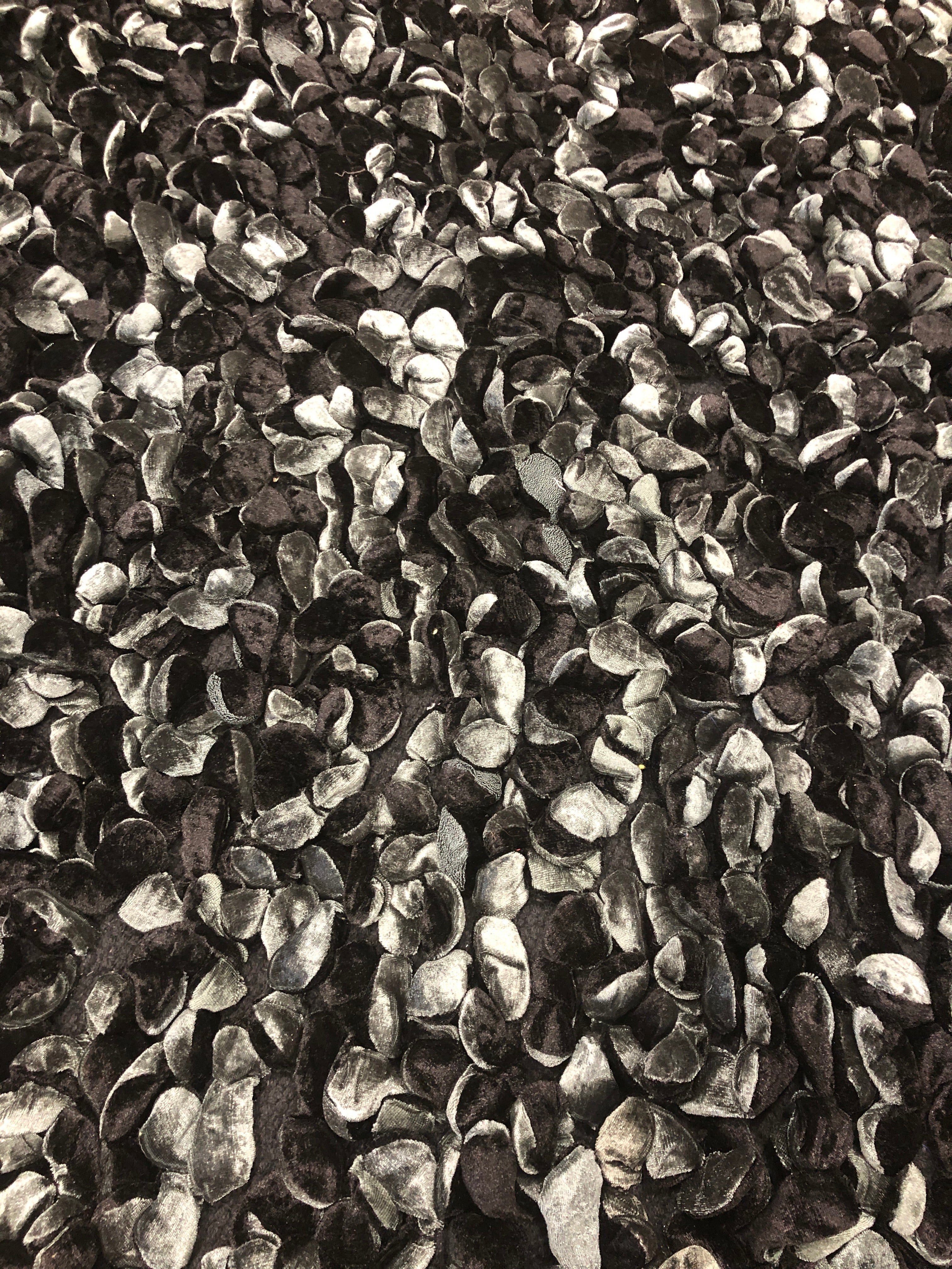 Velveteen Rug in Charcoal