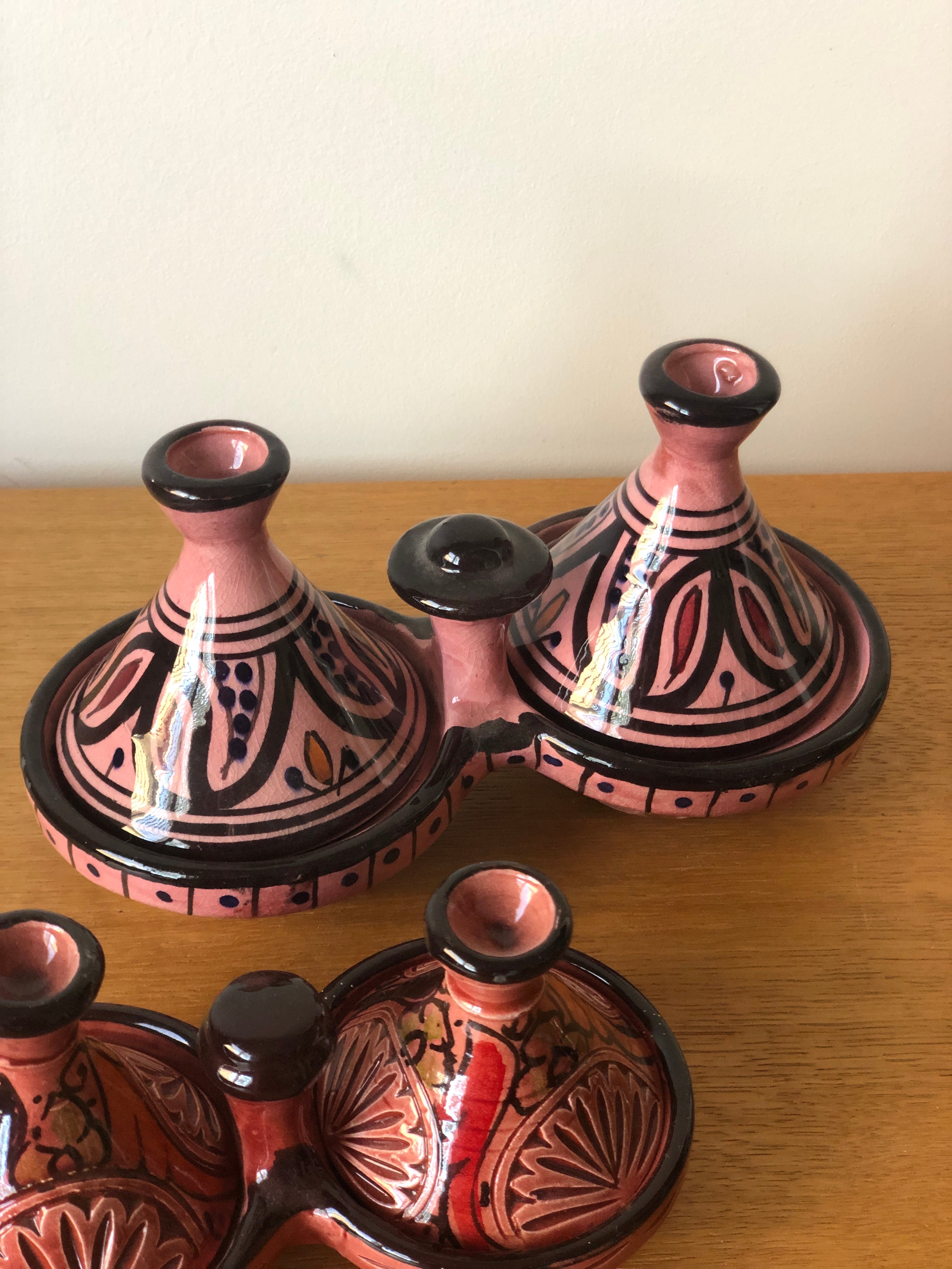 Maroc Mini Dual Tagine in Rose