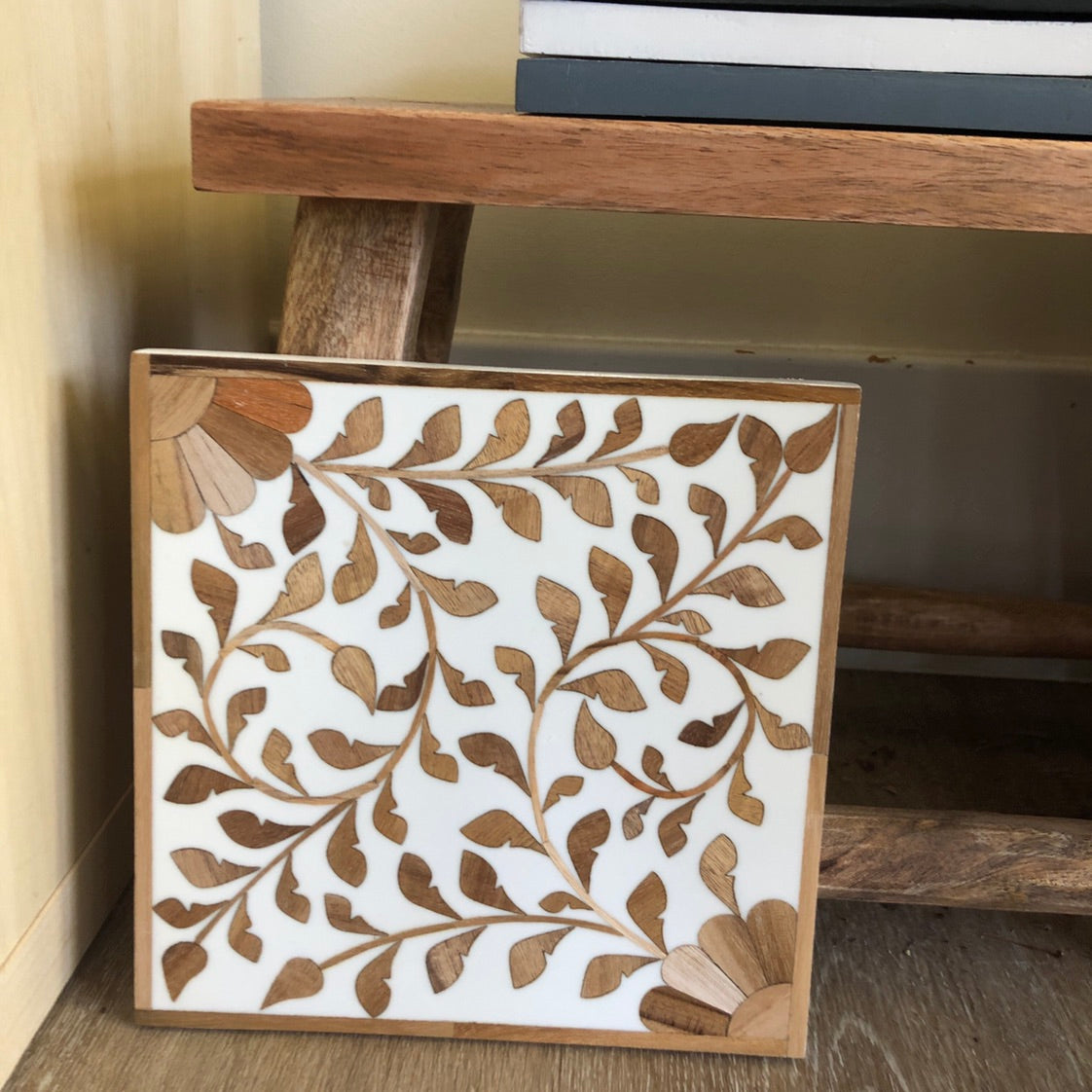 Timber Inlay Trivet in Natural