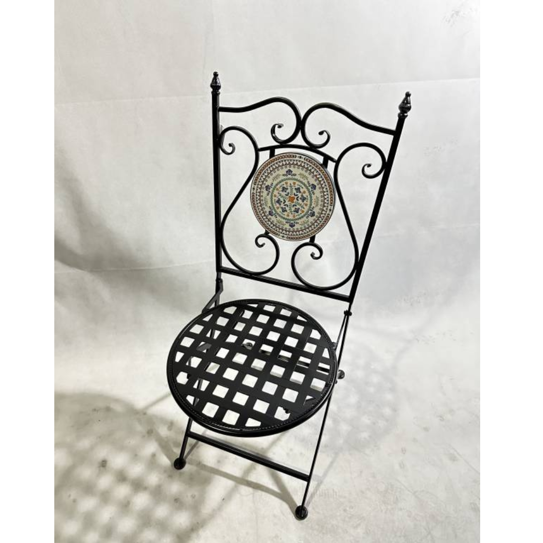 Florence Mosaic Table & 2 Chair Setting