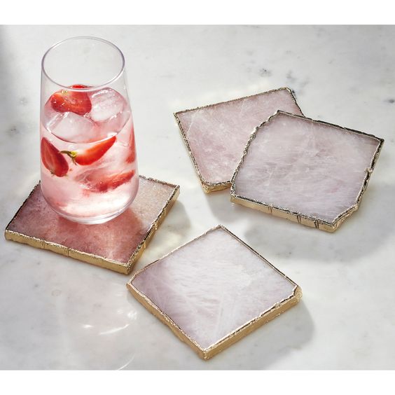 Agate Platter in Pink