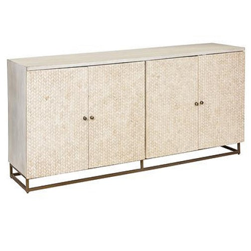 Herringbone Bone Cabinet