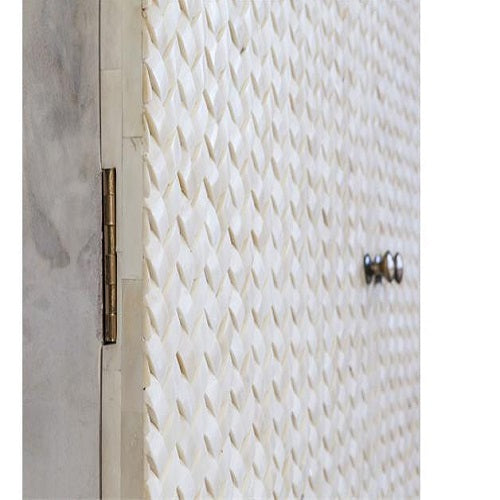 Herringbone Bone Cabinet