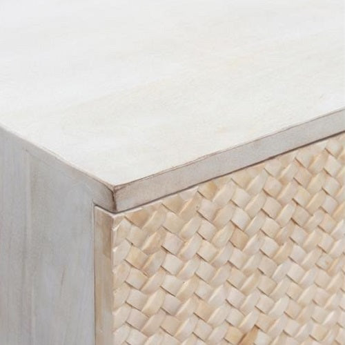 Herringbone Bone Cabinet