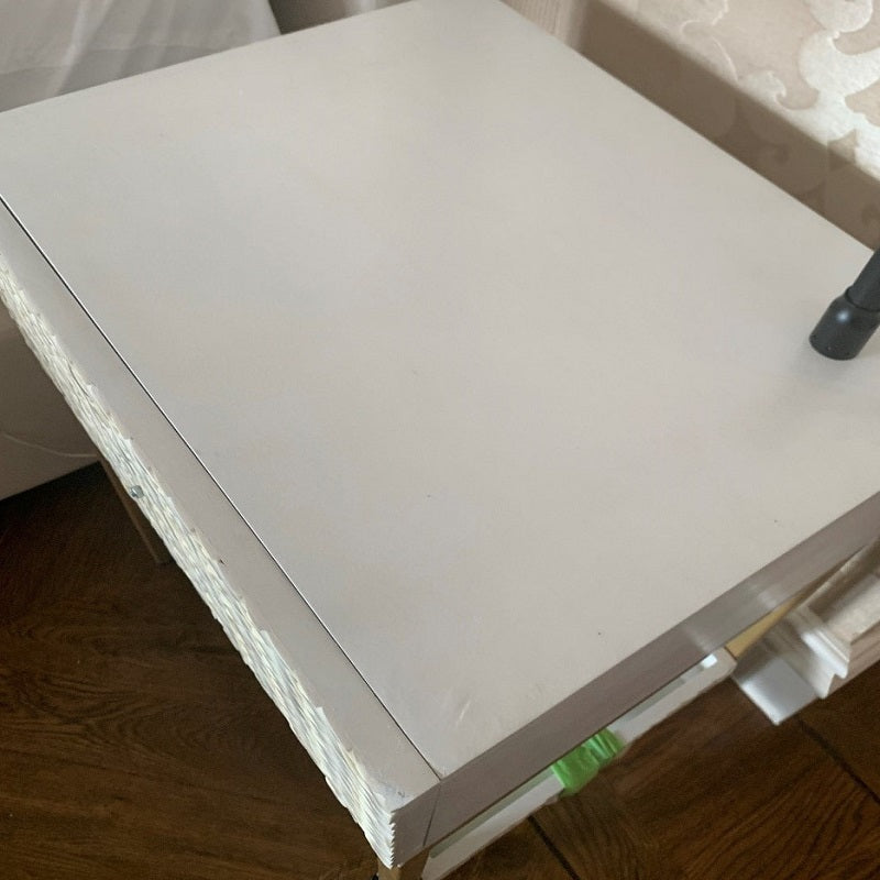 Mother of Pearl 3 Drawer Chest in Floral/Grey