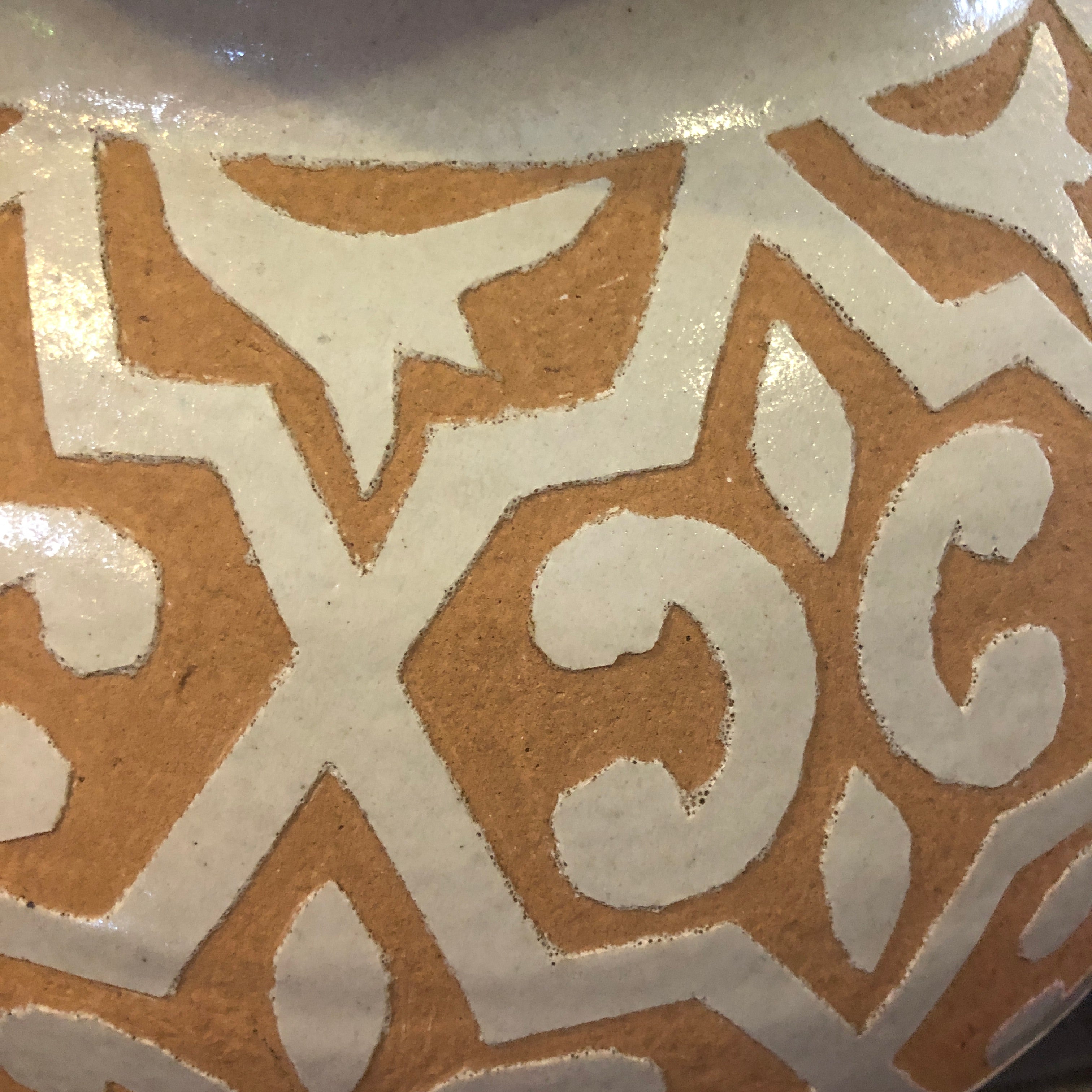Handcarved Moroccan Ginger Jar