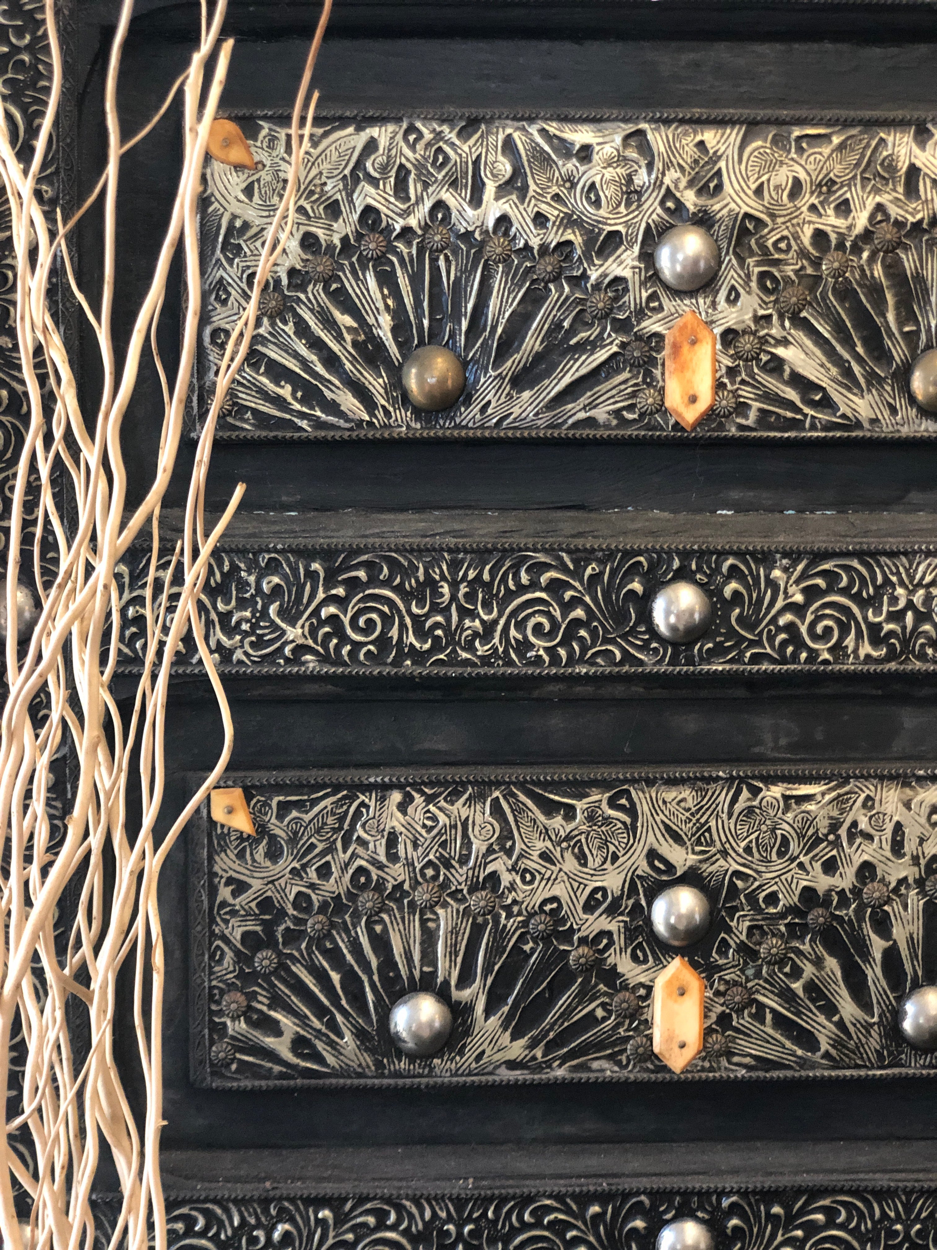Moroccan Metalwork and Timber Door