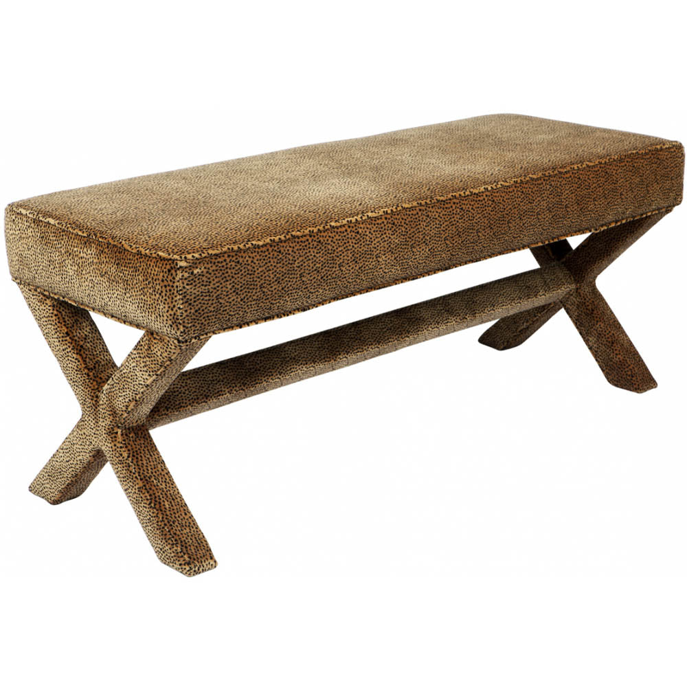 Caesar Bed End in Cheetah