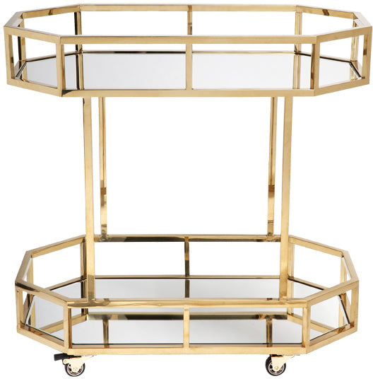 Brooklyn Drinks Trolley in Gold