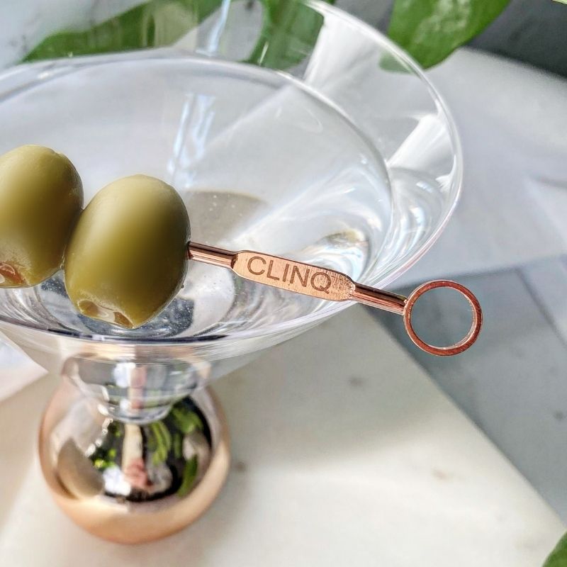 Manhattan Copper Cocktail Picks Set of 4