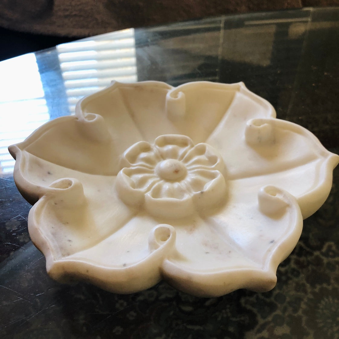 Urali Marble Mandala Bowl