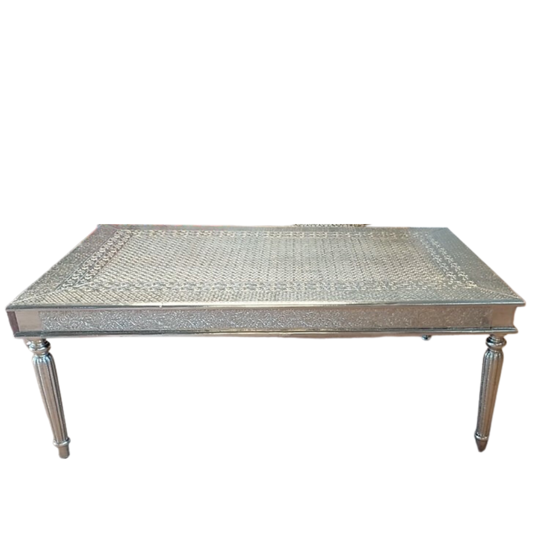 Raj Bone Inlay Nightstand in Blue