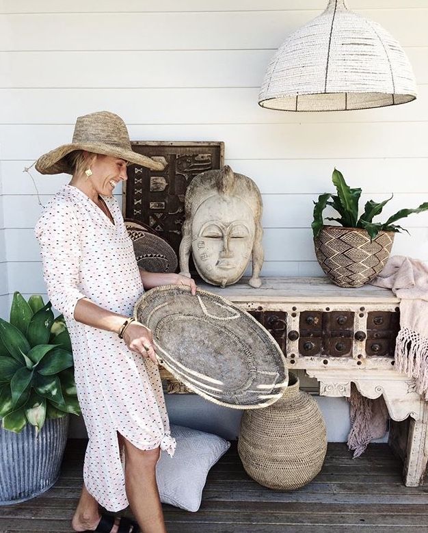 Vintage Makenge Basket