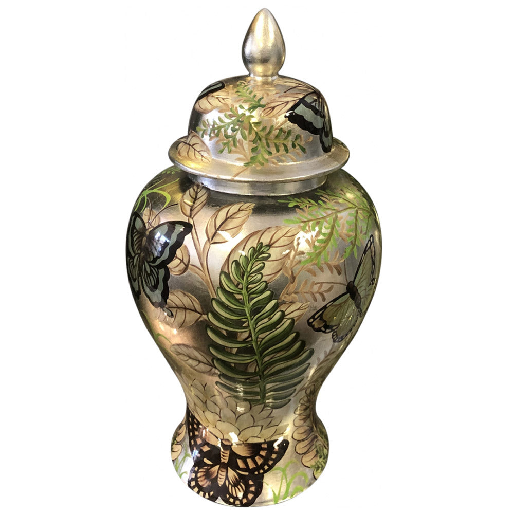 Butterfly Temple Jar