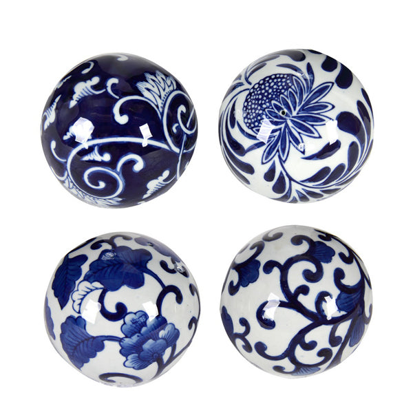 Hamptons 4 Decorator Balls