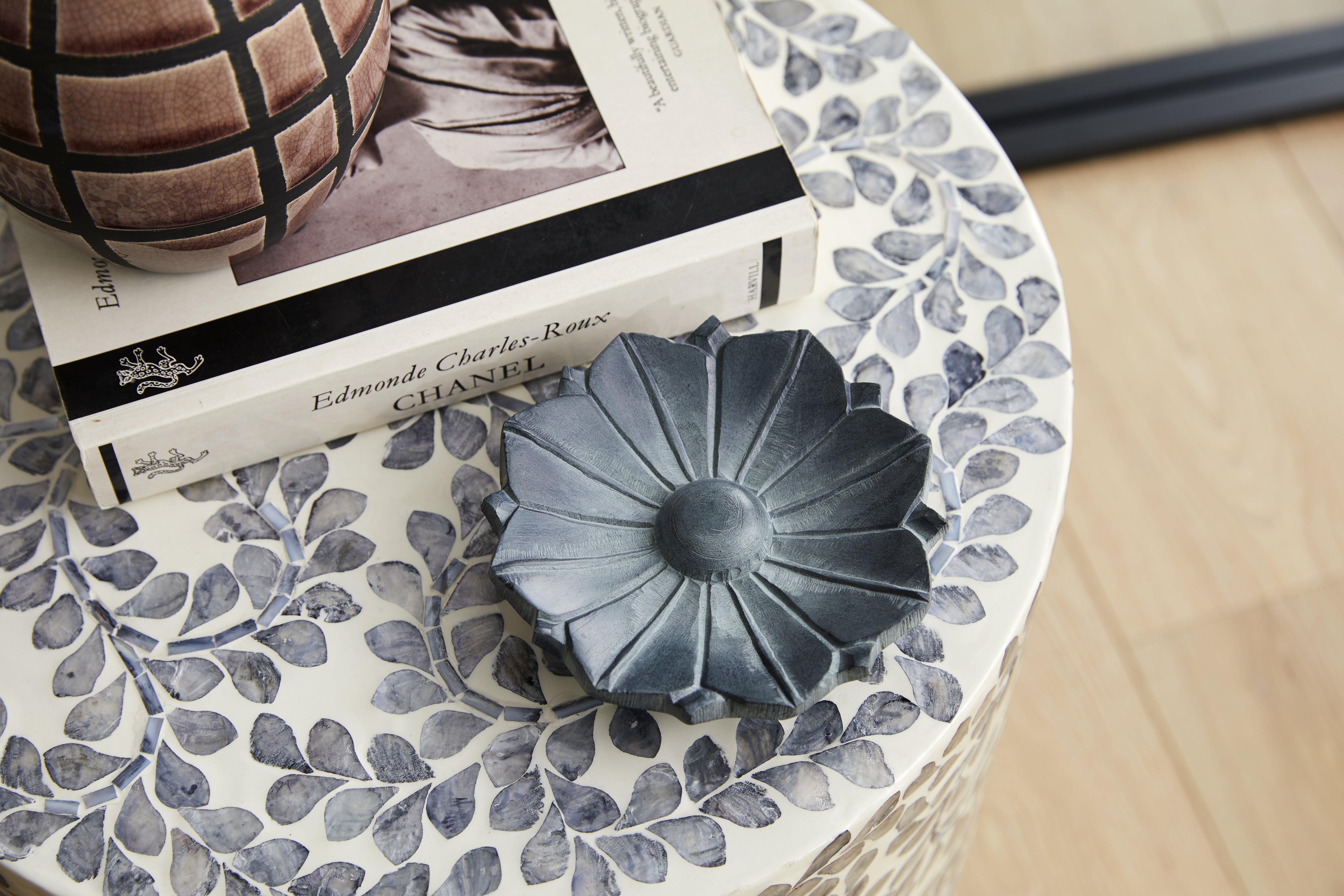 Oystershell Inlay Bedside