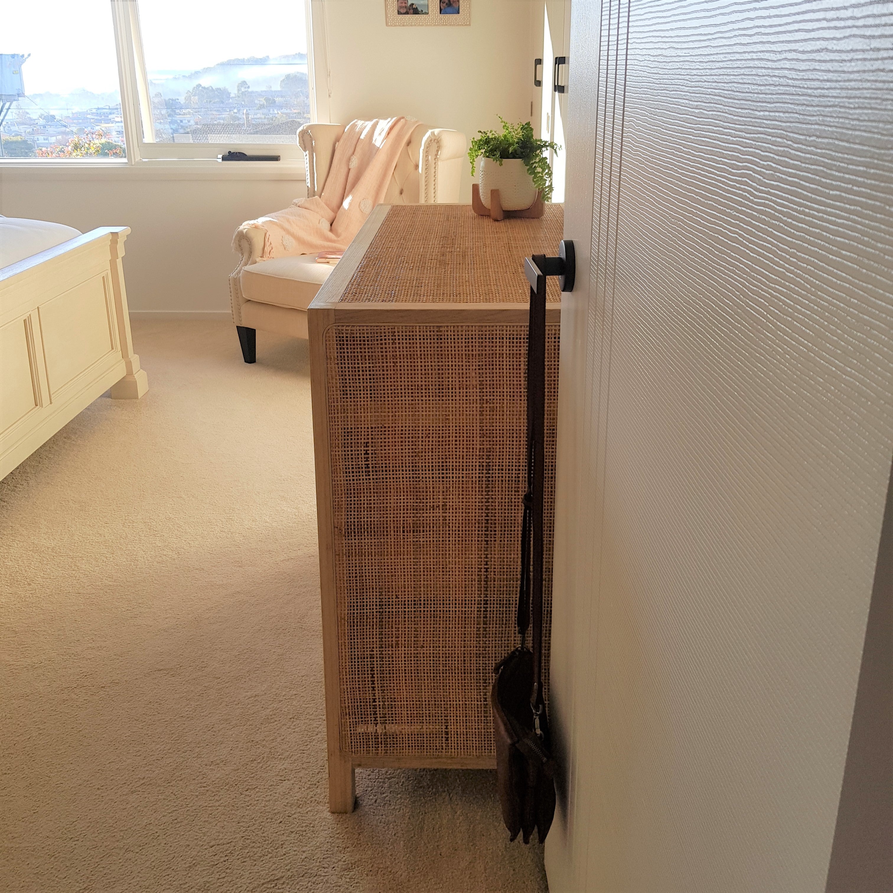 Natural Split Rattan Chest Drawers