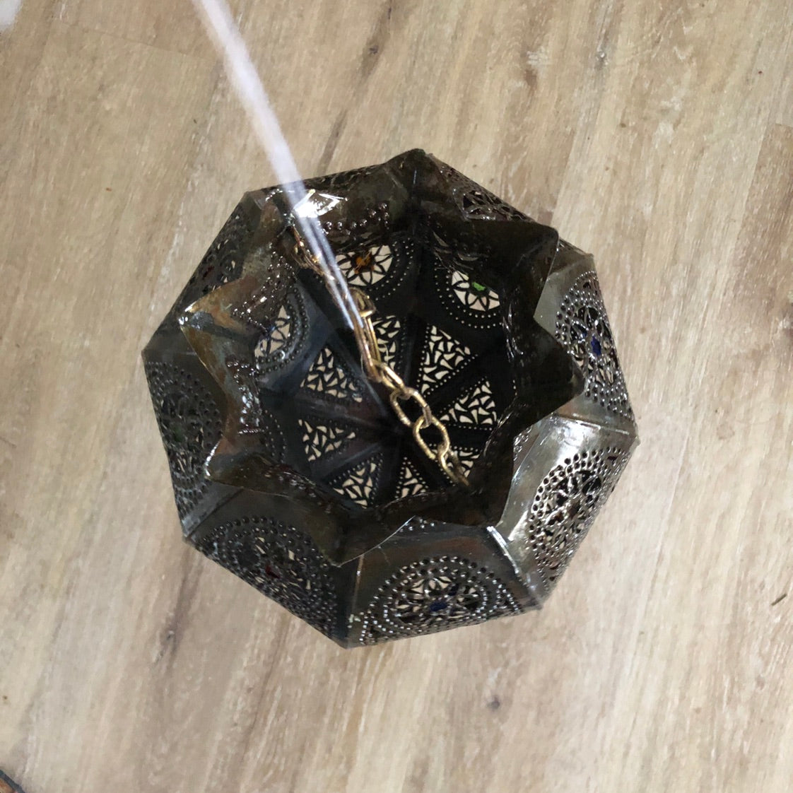 Genuine Moroccan Fretwork Pendant Light Shade - Rachid