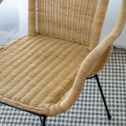 Palmview Rattan Armed Dining Chair