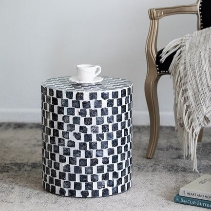 Indigo Decorator Stool
