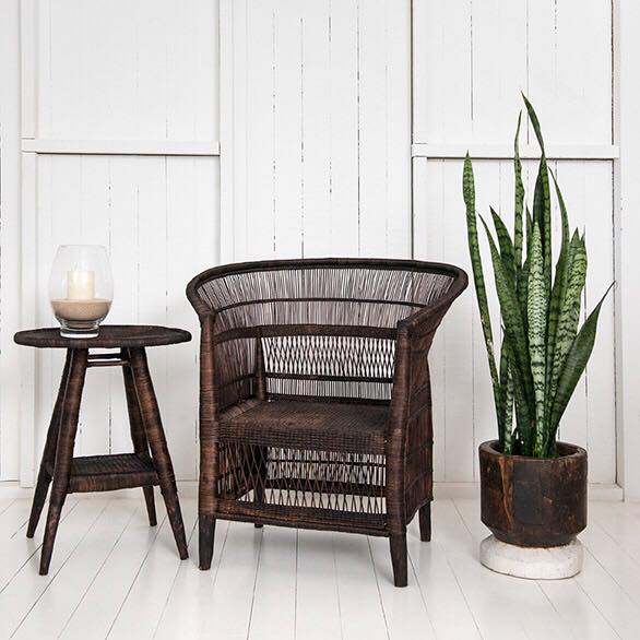Malawi Chair Cushion in Black - Overstock