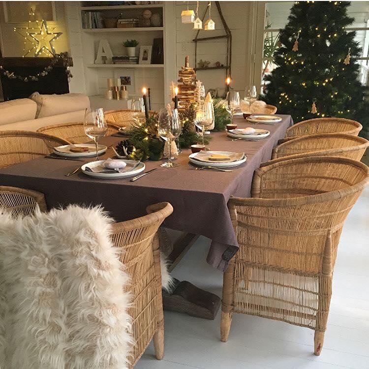 Genuine Malawi Chair in Natural including Cushion - Warehouse Sale
