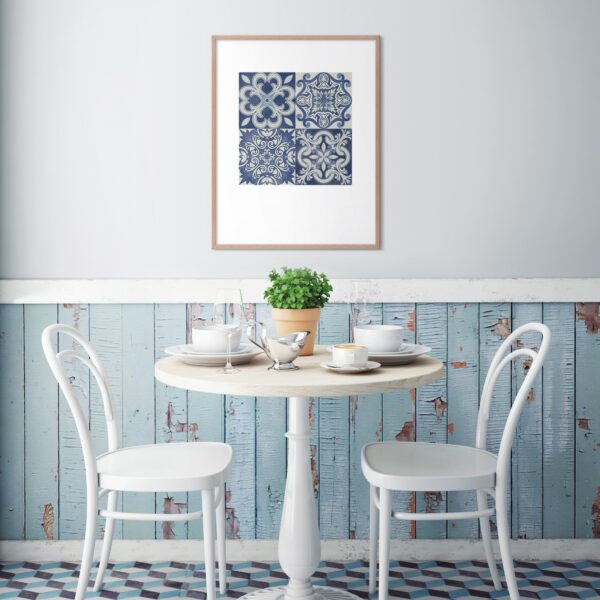 Blue Tile V Artwork