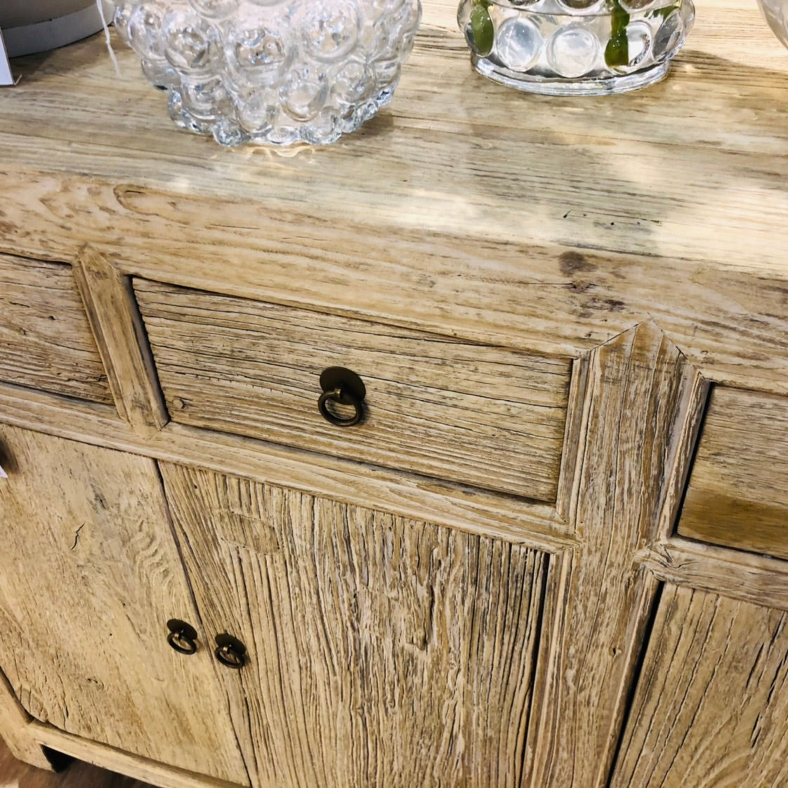 Palu Recycled Timber Sideboard with 3 Drawers