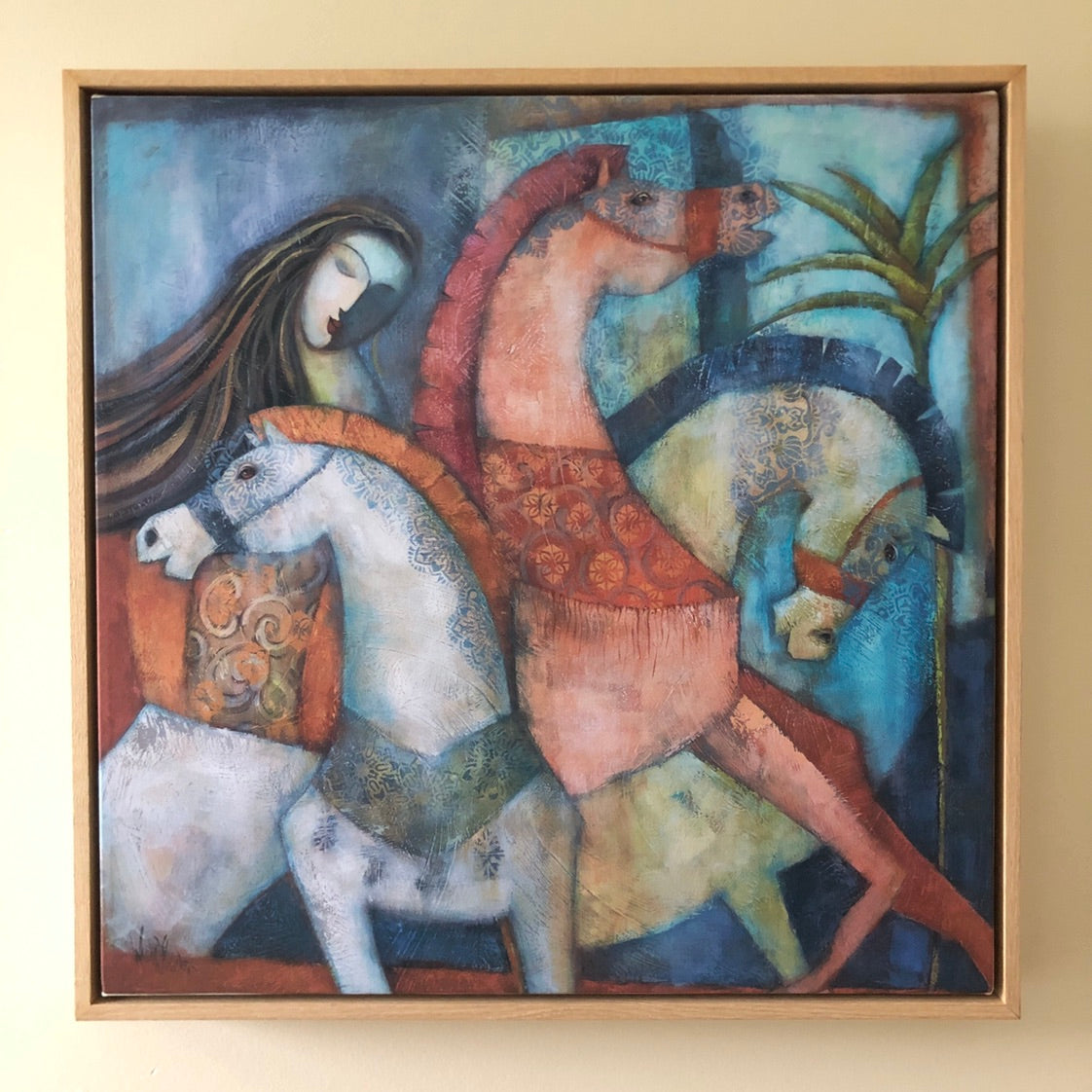 Escape the Carousel with Oak Floating Frame