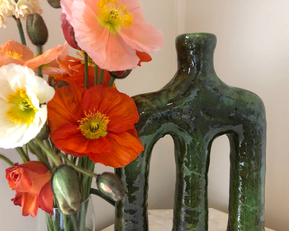 Tamegroute Abstract Triple Candleholder