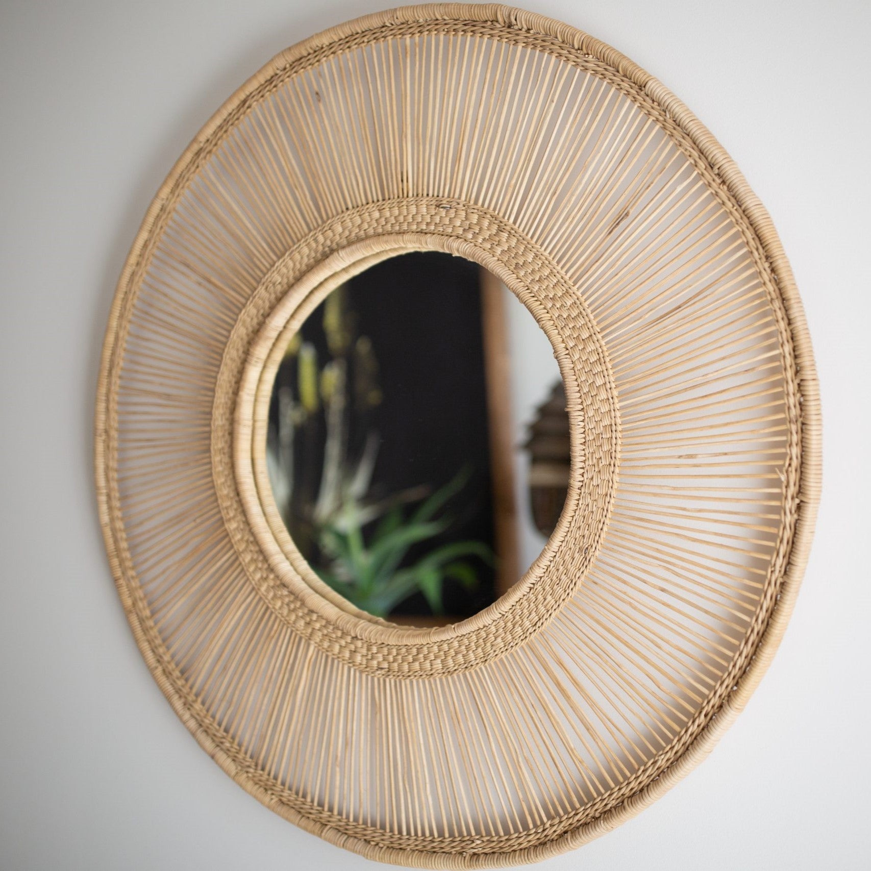 Malawi Round Mirror