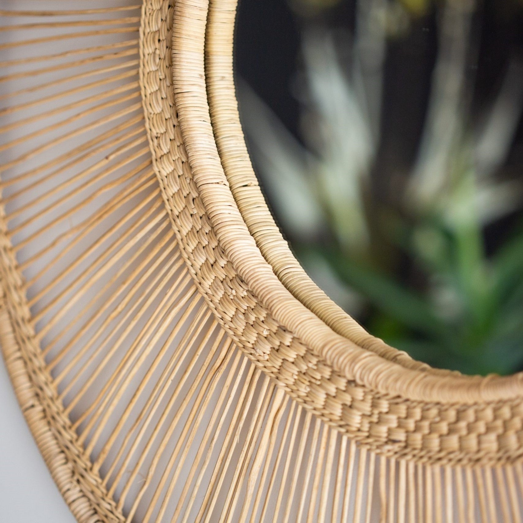 Malawi Round Mirror