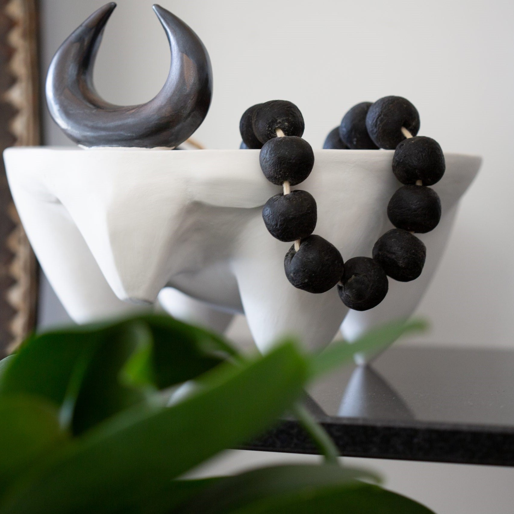 Ghana Glass Bead Necklace