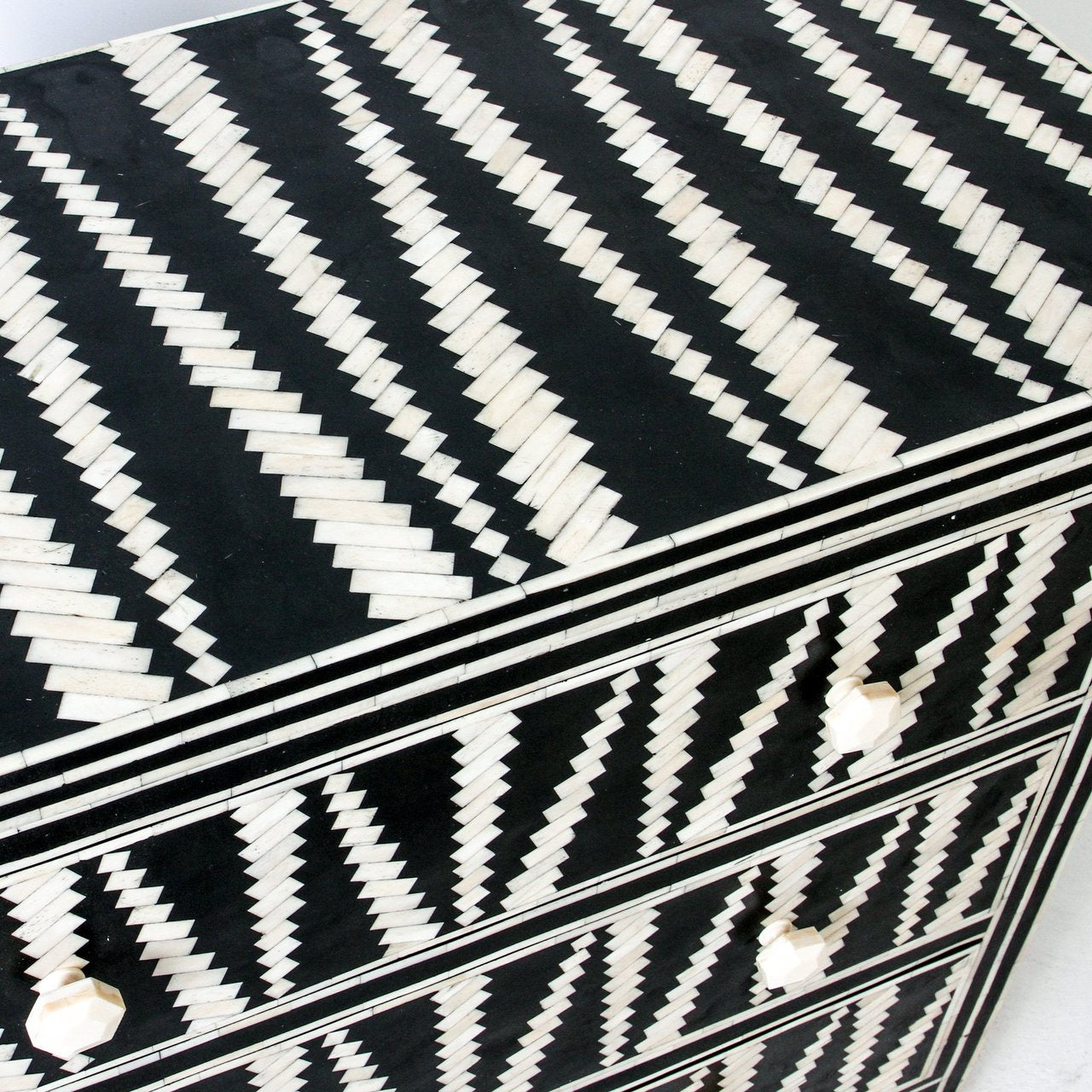 Mandika Bone Inlay 3 Drawer Chest