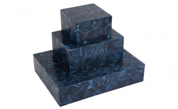 Landon Faux Lapis Box