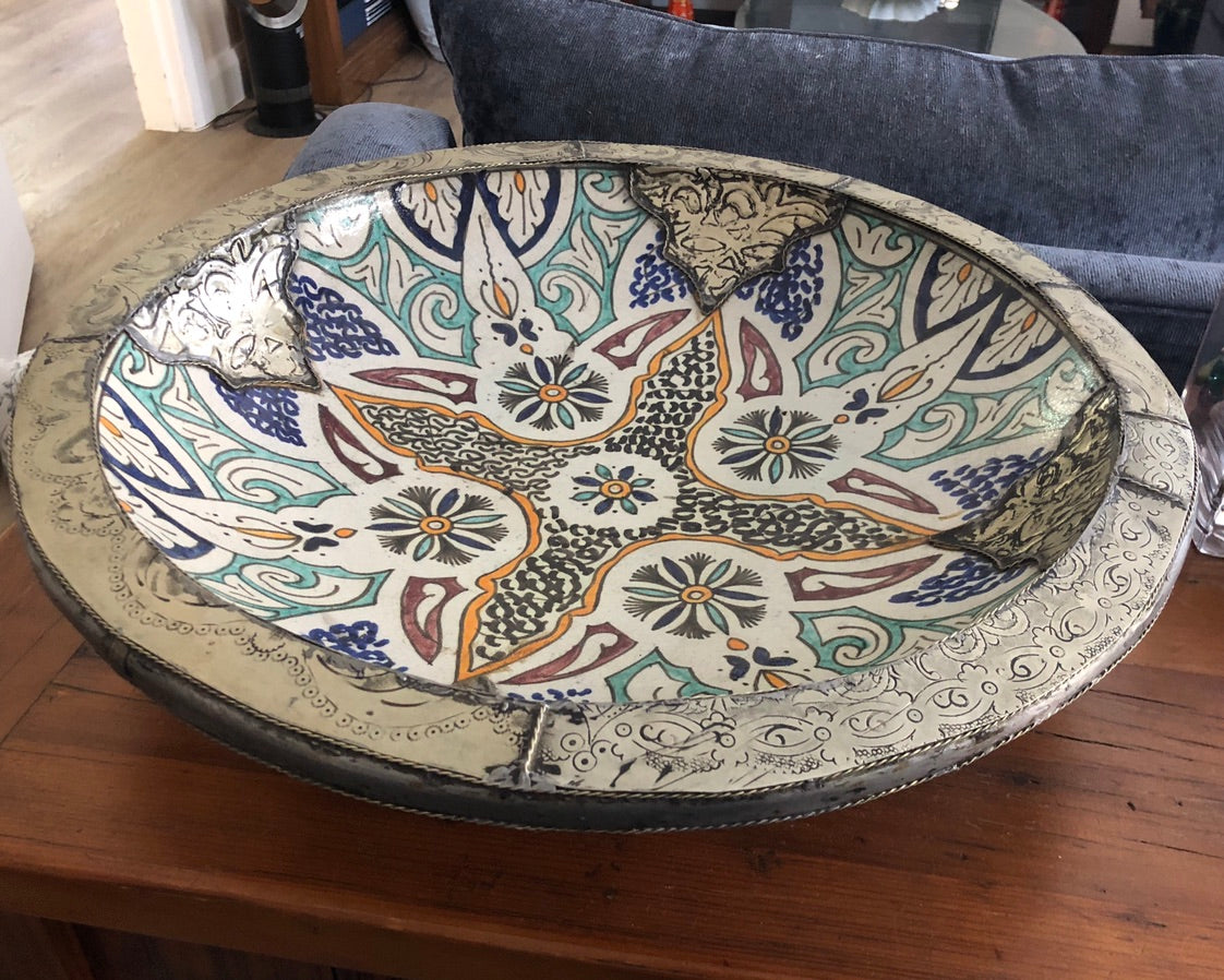 Moorish Fez Large Serving Bowl