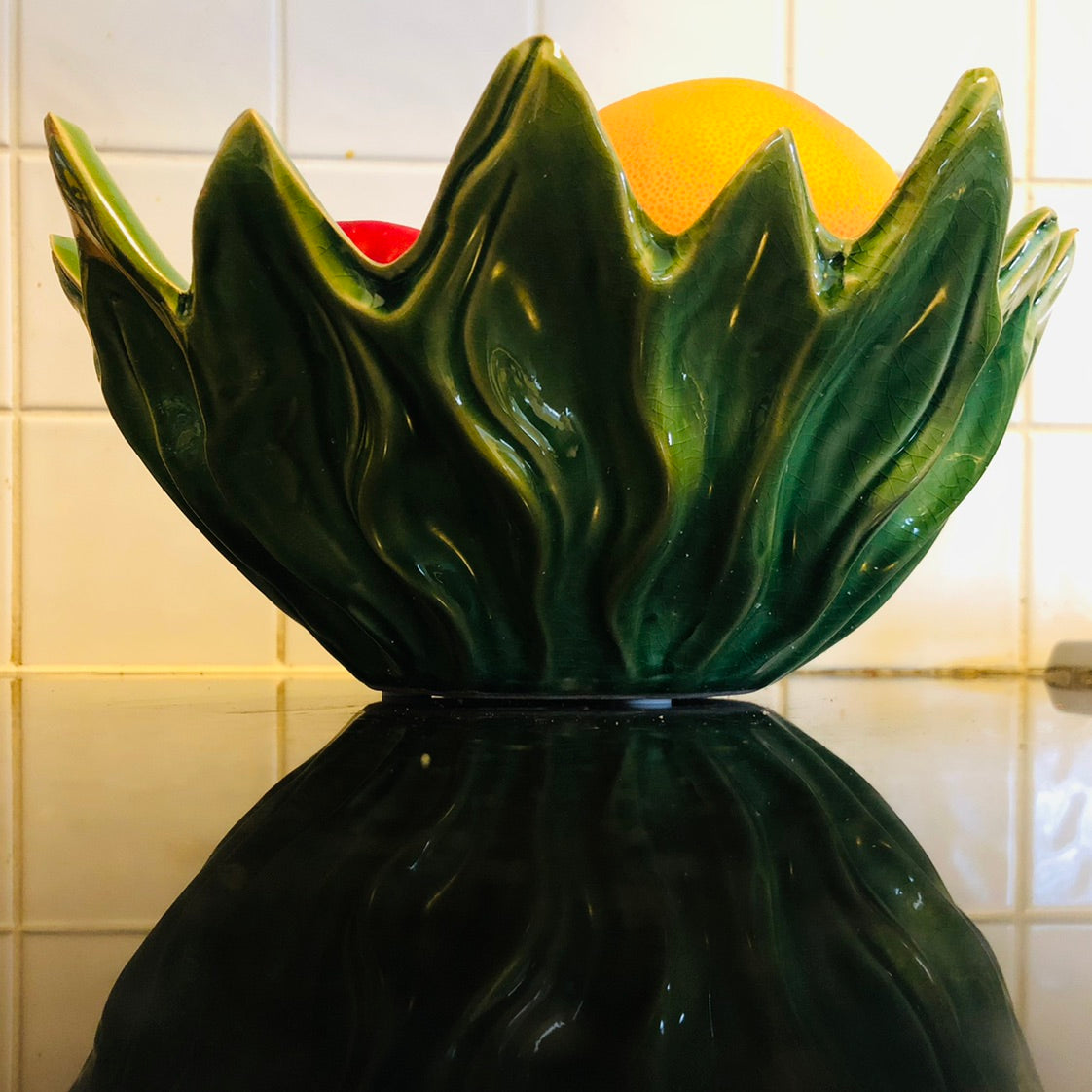 Leafy Bowl in Green