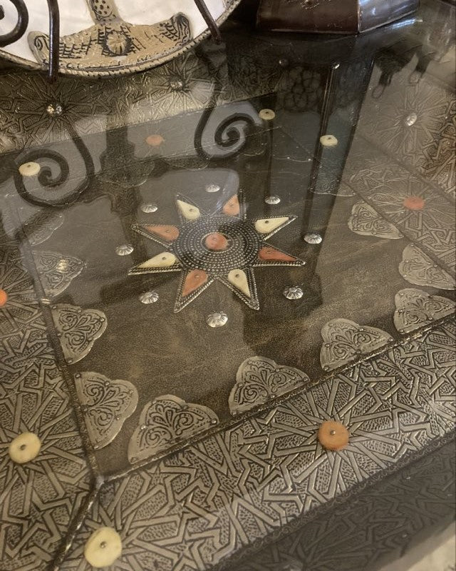 Sultan's Square Table in Silver Nickel