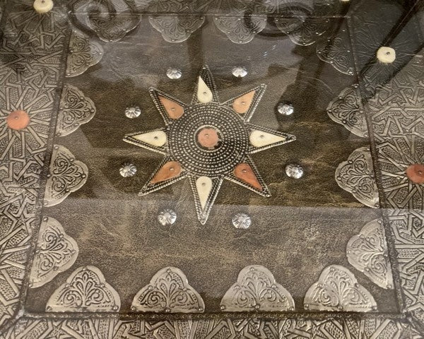 Sultan's Square Table in Silver Nickel